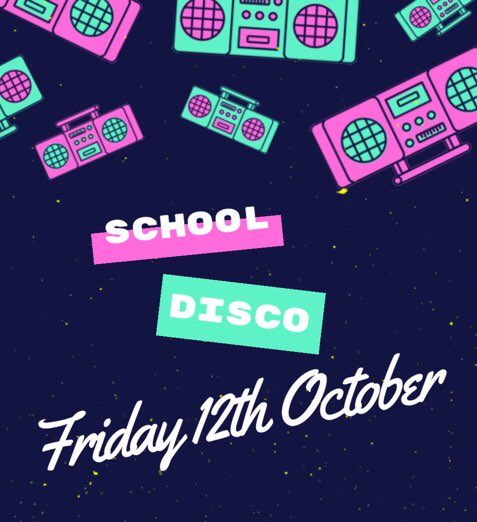 FOGES123's tweet photo. Don’t forget to return your forms by Friday 5th Oct for the school disco (on Friday 12th Oct) #geps #foges #schooldisco #greatellingham https://t.co/fmShWdL7XC