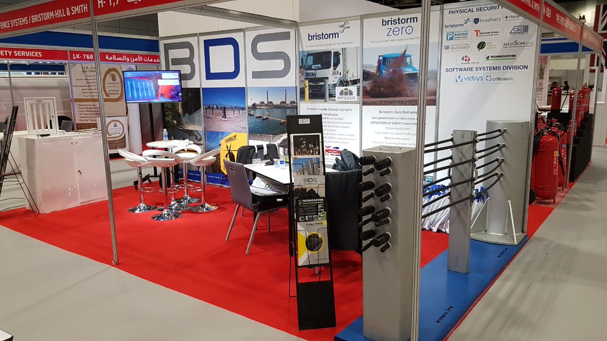 BDS_wll's tweet photo. #Day2 Join #BDS and Partners @HSBristorm @HillSmithLtd #SecuraBlinds on Stand H & I 7 @ofsecexpo #Perimeter #Security #Oman #OFSEC #Bristorm #Cova #CLDfencing #Vidsys #Harperchalice #Barkersfencing #Technocover #Harboroffshorebarriers #SecuScan #ParkingFacilities #Bradbury https://t.co/AvVxyJLhxZ