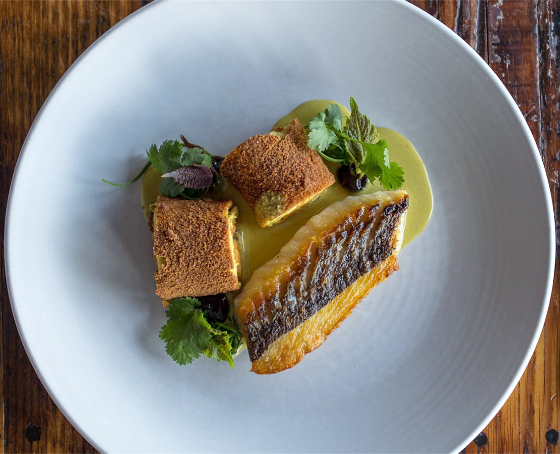 FlyingFishAU's tweet photo. To celebrate our 15th birthday we've taken our most famous dishes over the years (including our Snapper curry with spiced sweet potato roll & coriander from 2010) & assembled them into an incredible curated désugation menu.🍴#FlyingFishAU & #GoodFoodMonth https://t.co/l9Fixr5eUw