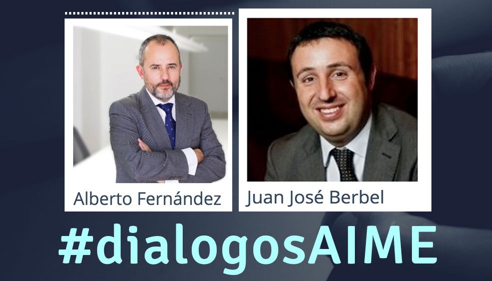 Interimspain's tweet photo. #dialogosIM para interim managers. A las 12:45hs., @jj_berbel, de @MOABPIgroup entrevistado por @albertofvarela, de @Interimspain 
🕙https://t.co/iu5pz2zj76 #congresoAIME #marketplace #interimmanagementinternacional #entrevistasAIME #dialogosAIME https://t.co/XyKxHpYBgc