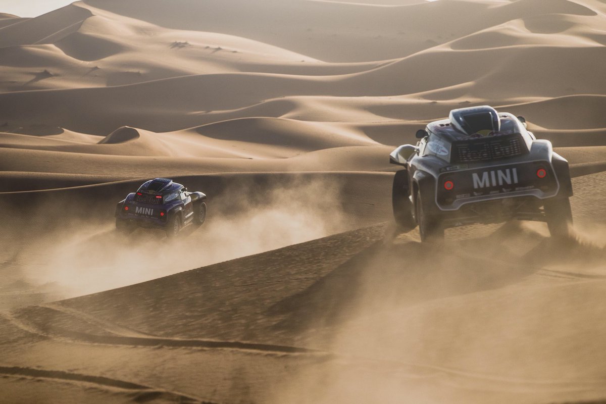 Nuevo equipo, nuevo coche, nuevo reto!! Mismo objetivo, GANAR #Dakar2019 #RedBull  #MINIMotorsport