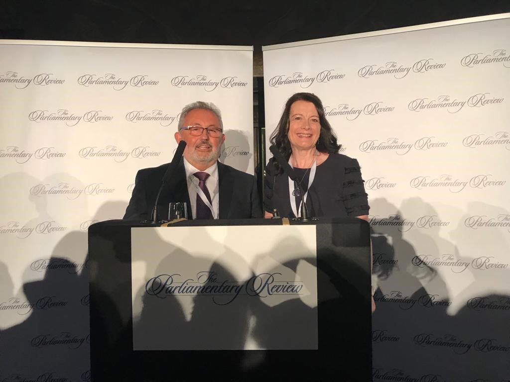 ITALtweets's tweet photo. Derrick Bilsby and Nicola Welling of ITAL had a fantastic evening at The Parliamentary Review Gala last night to meet other contributors and celebrate the launch of this year's edition.

You can read ITAL's feature in The Parliamentary Review here: https://t.co/Nb9QHgQ61i https://t.co/lXgu2EtB3J