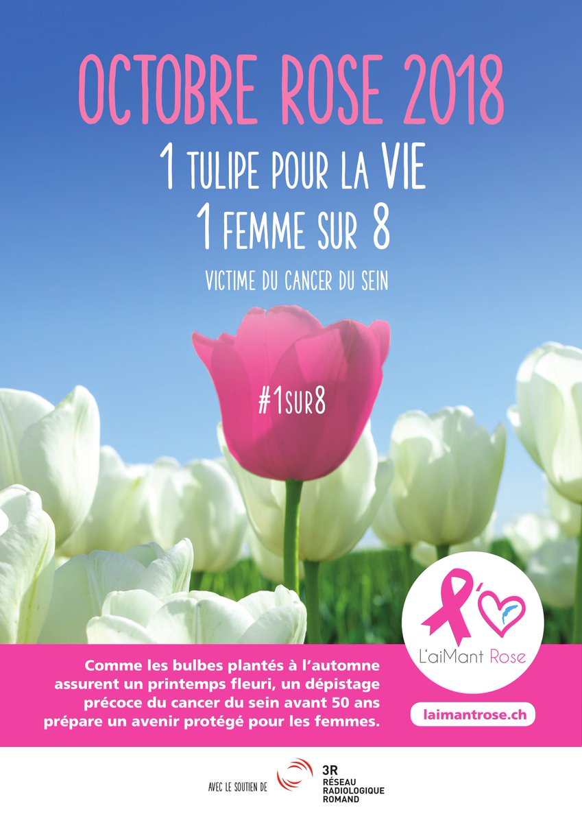 Groupe 3R (@groupe3r) on Twitter photo Dans le cadre d'#OctobreRose, 3R soutient la campagne #UneTulipePourLaVie menée par <a href="/laimantrose/">L'aiMant Rose</a> avec 22 communes vaudoises et valaisannes pour une prévention précoce du cancer du sein en #Suisse. #CancerDuSein #RubanRose bit.ly/2QoHz6S Dans le cadre d'#OctobreRose, 3R soutient la campagne #UneTulipePourLaVie menée par <a href="/laimantrose/">L'aiMant Rose</a> avec 22 communes vaudoises et valaisannes pour une prévention précoce du cancer du sein en #Suisse. #CancerDuSein #RubanRose bit.ly/2QoHz6S