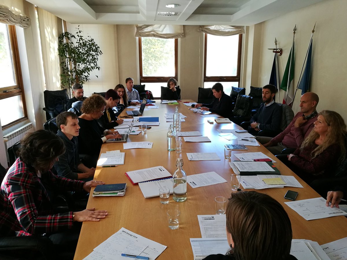 ENERGYweCARE's tweet photo. Annual project meeting with all @ENERGYweCARE partners. Learning and exchange workshop about community engagement, investments and dissemination activities across @InterregITASLO area. #ATERTrieste @Kallipolis1 #koper #sandona #pina #golea @cecilia_corsini @NadiaVedova @hew_earle https://t.co/mM6LsZm2yZ