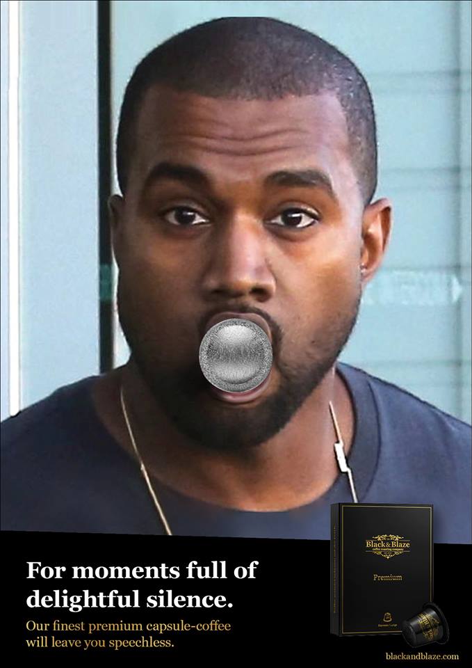 InhaltForm's tweet image. Your Coffee is on the way, Mr West! #KanyeWest @hereKANYEWEST #blackandblaze
