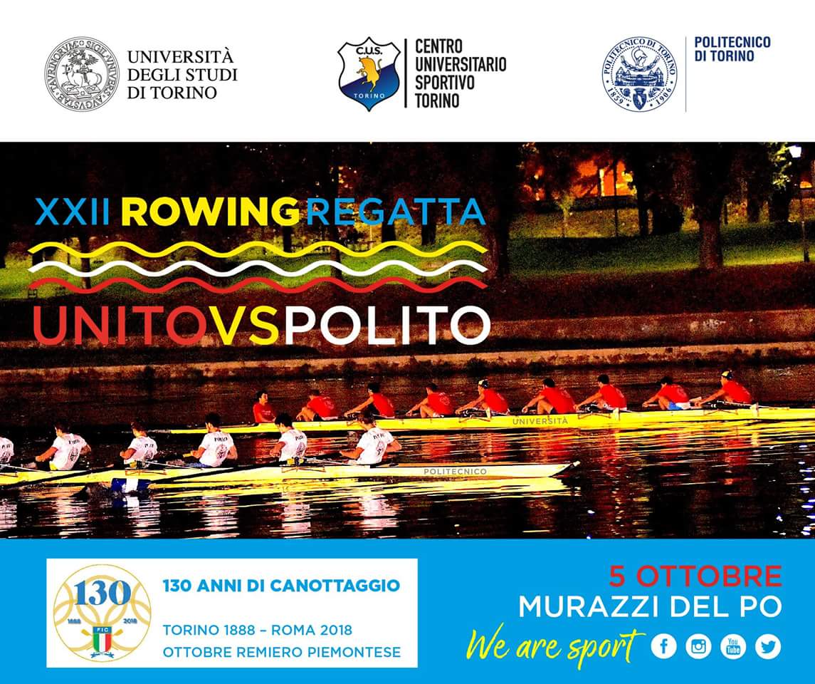 canottaggio1888's tweet photo. Fra tre giorni sul Po la sfida delle sfide: Università degli Studi di Torino > Politecnico di Torino #CUSTorino #vitadaCUS #sportuniversitario https://t.co/0V0Mcc3j8j https://t.co/LlYCtJWbuk