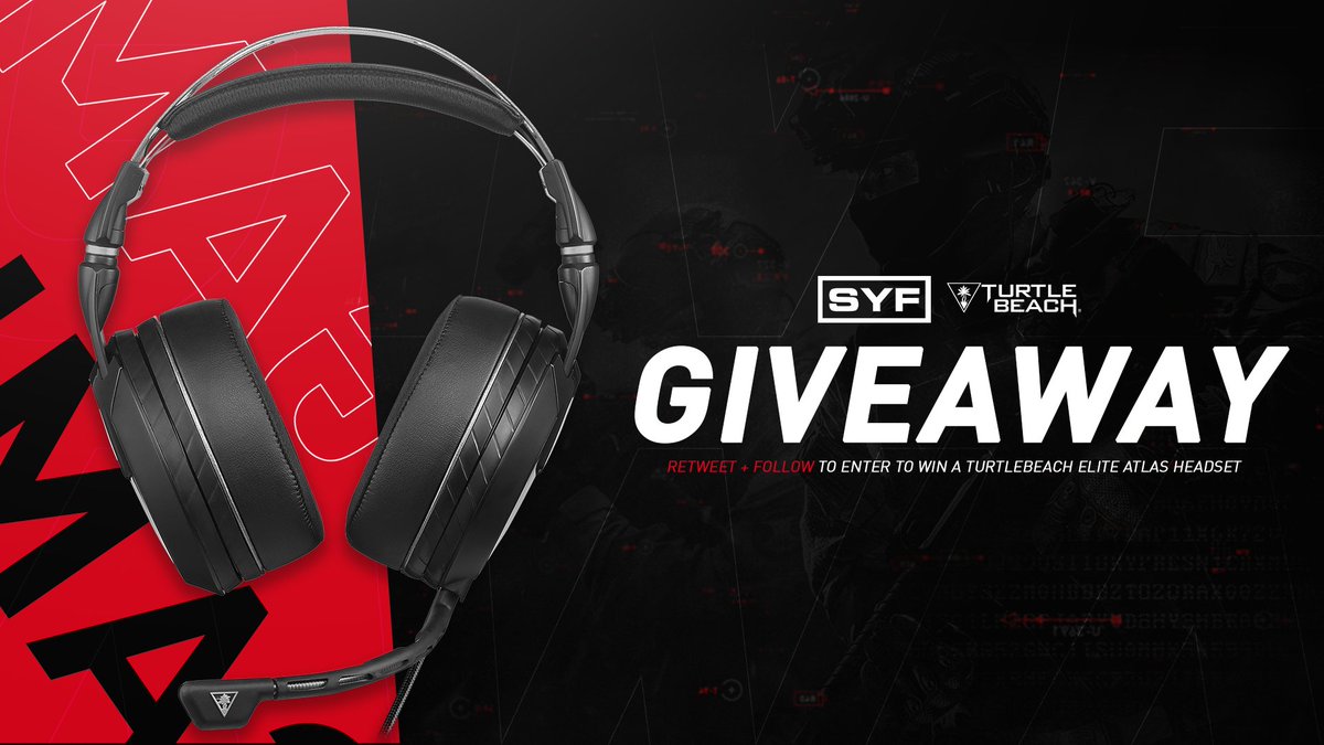 SYFGAMING's tweet photo. 🐢⛱️  ELITE ATLAS HEADSET GIVEAWAY 🐢⛱️ 

TO WIN: 
✔️ RETWEET + TAG FRIEND
✔️ FOLLOW US
✔️ FOLLOW @TurtleBeach 
✔️ VISIT https://t.co/dlH7bChcQi

⏰ Drawn 23rd October 6pm AEST 

#BuiltToWin #BuiltForPC #WeAreElite https://t.co/TvoizqbnJp