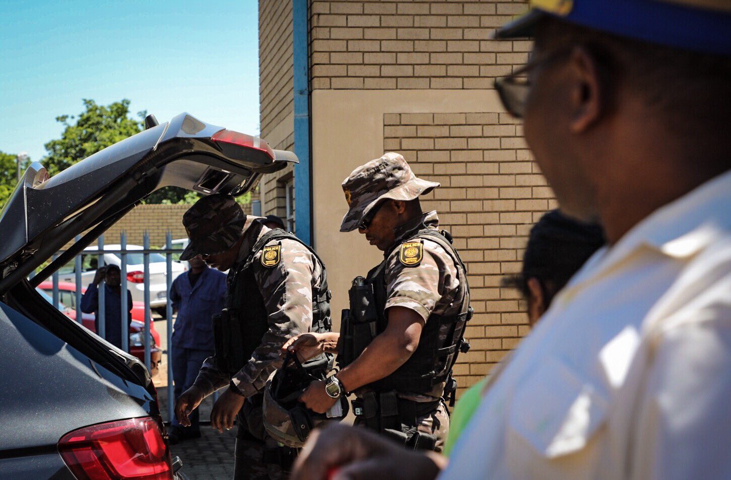 EWN Reporter on Twitter: "#Westbury Min of Police Bheki Cele arrives at