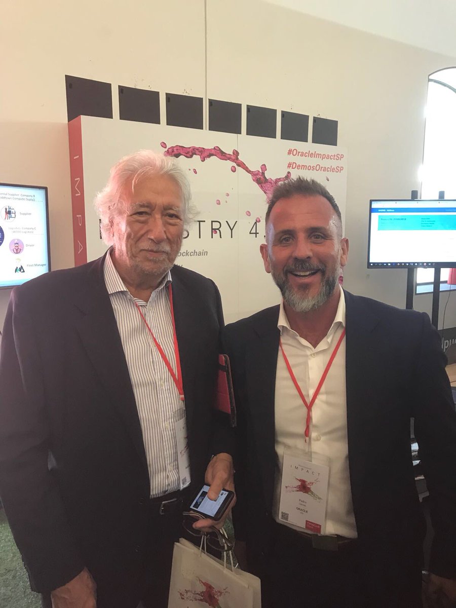 pedrollamasflor's tweet image. Meeting again @agustin13, a true marketing guru who is spending a day with us #OracleImpactSP #DemosOracleSP @oracle_es