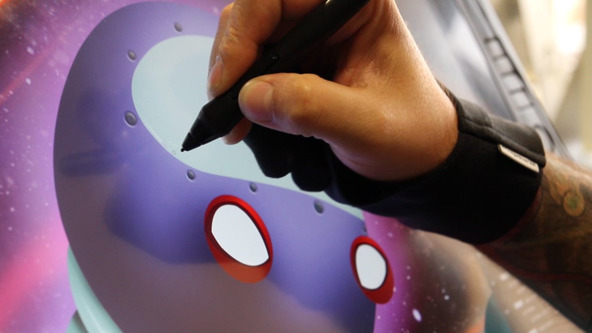 Este es Silver <a href="/PulpoUn/">UnPulpoOpina</a>, nuestro ilustrador y diseñador. Él da vida a #NUSHU y a sus amigos en todas sus misiones. ¿No os parece magmático? 😍 👉 nushuadventures.com #ilustración #UnPulpoCojo #edtech