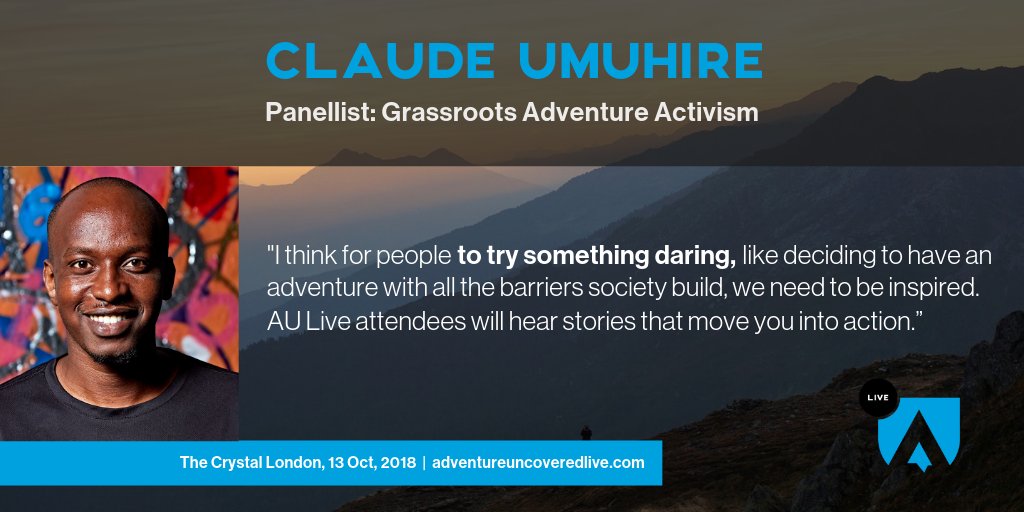 AdventureUncvrd's tweet image. It's not always easy to take those first steps towards #adventure. @UmuhireClaude from @Running_Charity sharing his inspirational journey at #AULive2018.

More info and tickets: adventureuncoveredlive.com

#adventureforgood #diversity #bethechange #activism