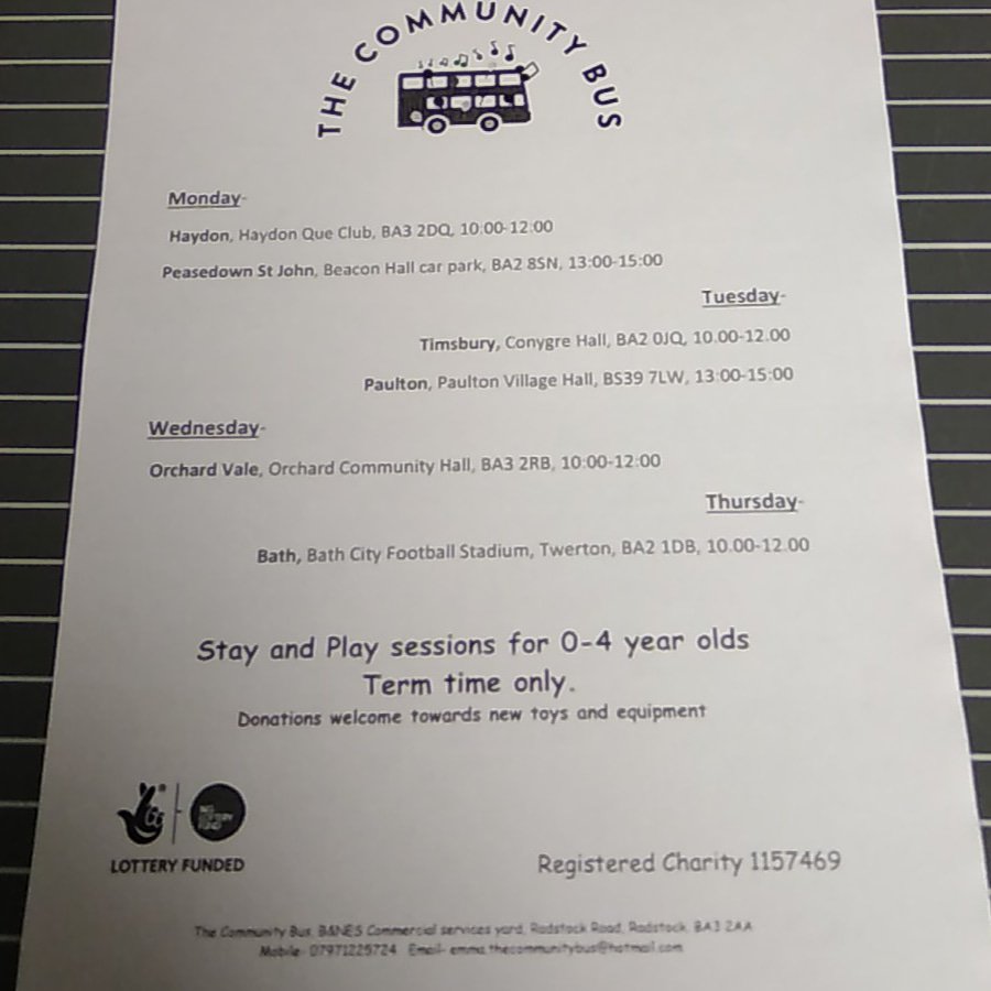 Pasta play at Timsbury and Paulton today