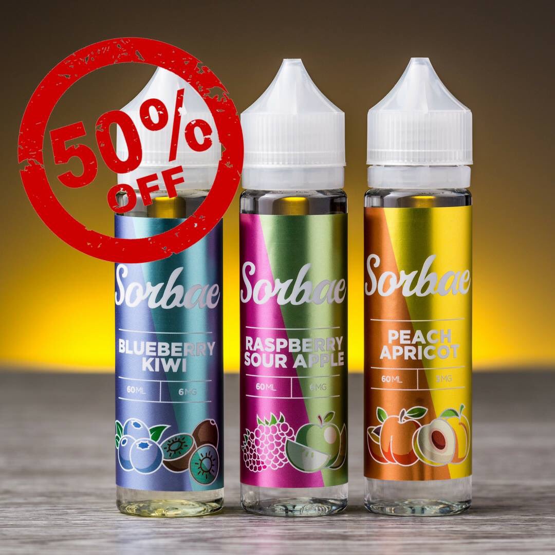 VapeSpartan's tweet photo. SORBAE E-LIQUIDS - 50% OFF
Delicious and refreshing, Sorbae offers some amazing fruit blends with just enough cooling. If you're looking for a taste of summer, this line is a must try.

Use Code: WOW50
https://t.co/mQBjNis5vS

HURRY Sale ends tomorrow.

#vape #vapers #vapelife https://t.co/SzH0JnJw1e