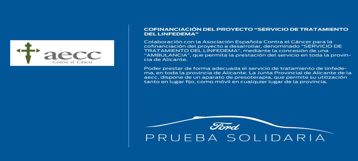 Ya hemos arrancado con este proyecto tan bonito. Recuerda que puedes realizar tu prueba en Movilsa y donaremos 5 euros para la Asociación Española Contra el Cáncer.💖💖
Ayúdanos a contribuir por una gran causa!!💪🏼💪🏼