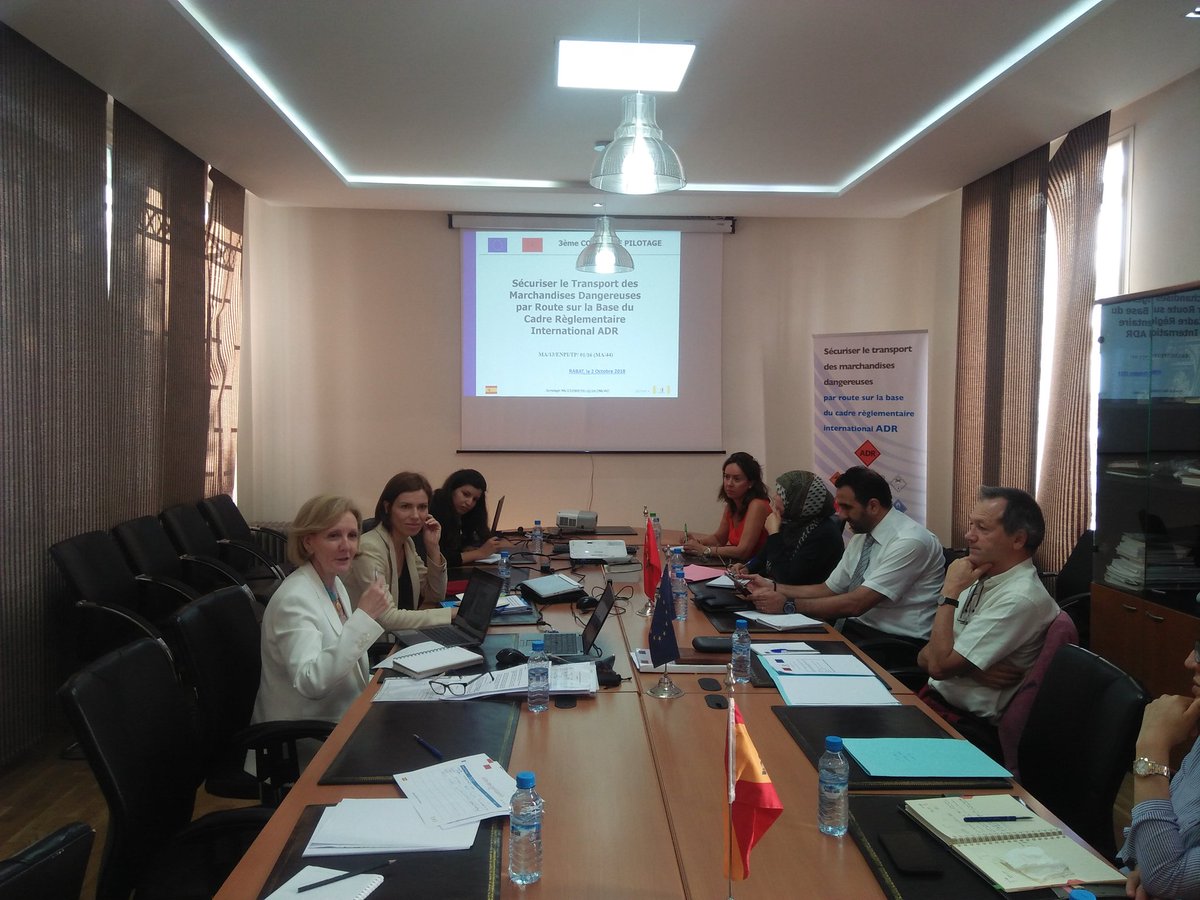 JumelageAdr's tweet photo. 3ème comité de pilotage du projet #ADR en présence de @UE_au_Maroc @FIIAPP @financesmaroc #Ministère_de_transport #METLE du @MarocDiplomatie https://t.co/qLEOnMgPIg