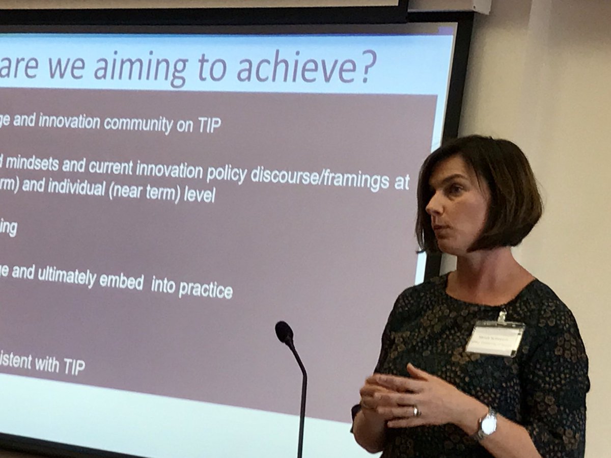 TIPConsortium's tweet photo. #SarahSchepers , TIPC Programme Director facilitates discussions on TIP training and capacity building. What should this look like for members and others? #MembersEngagementWeek #TIPC2018Conf How do we embed & empower the values, experiences and aims of TIP in different contexts? https://t.co/aLnUFyvAo7
