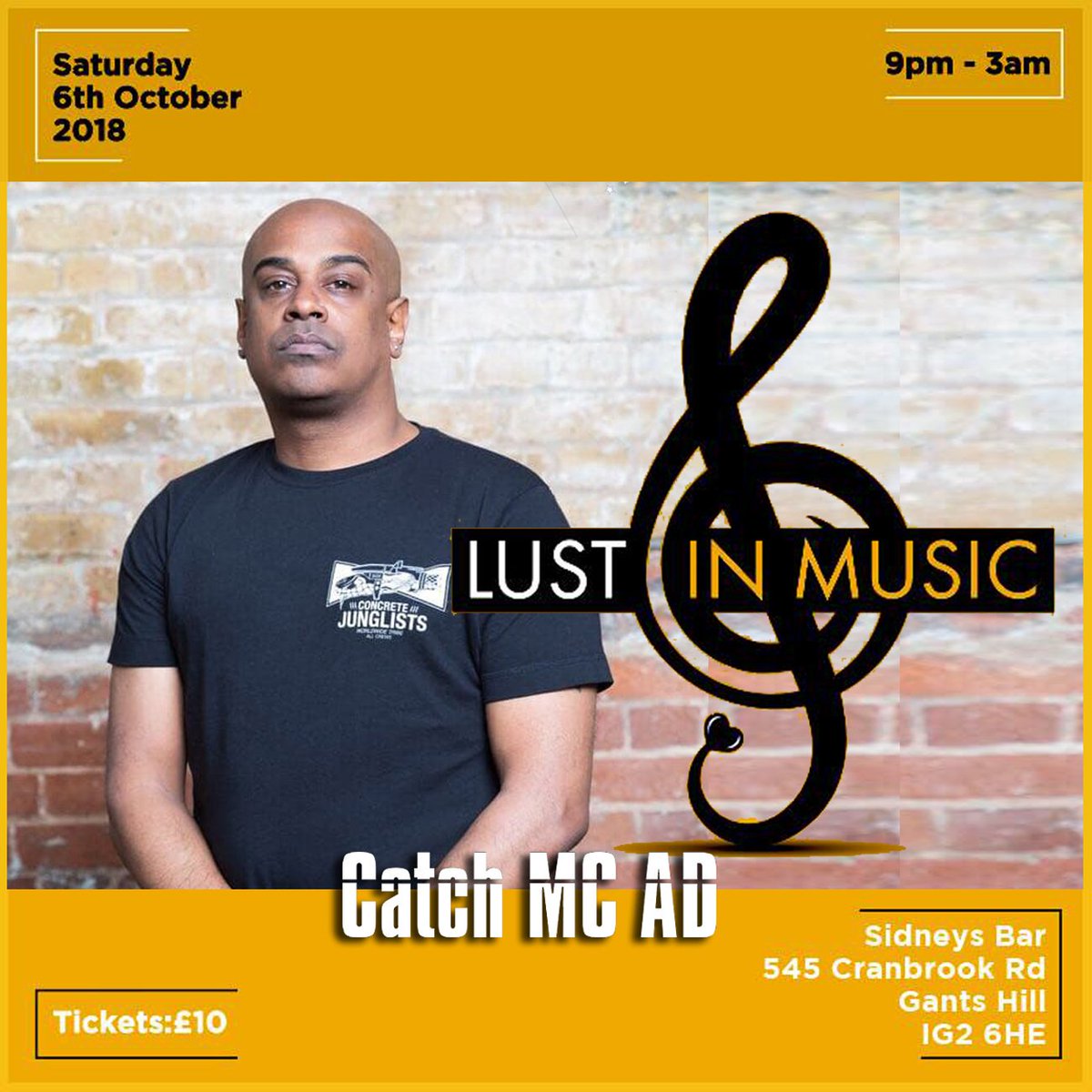 In our early stages we knew we wanted a host who knew the music &amp; could compliment it the way we wanted. <a href="/MCAD1/">MC AD</a> is as versatile as you can get, appearing alongside the biggest names in the business. A perfect fit 🎤

Info👇
facebook.com/events/2363427…

Tckts👇
deftickets.co.uk/events/lust-in…