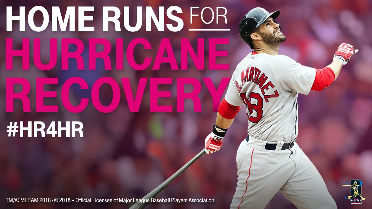 TMobile's tweet photo. .@MLB Postseason is here, and we’re making home runs go further for hurricane recovery.

We’re donating $5K to @TeamRubicon for every home run, plus another $1 for every tweet with #HR4HR ⚾ https://t.co/bczJsQXJyt