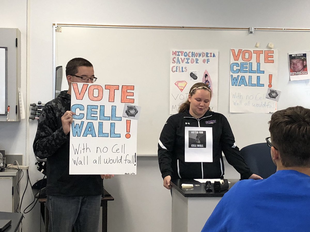 TaniaEichhorst's tweet photo. 2018 Organelle Election was held today. Congrats to the Cytoplasm! #CellsAtWork #cytoplasm #cellwars https://t.co/PnQFck2mOT