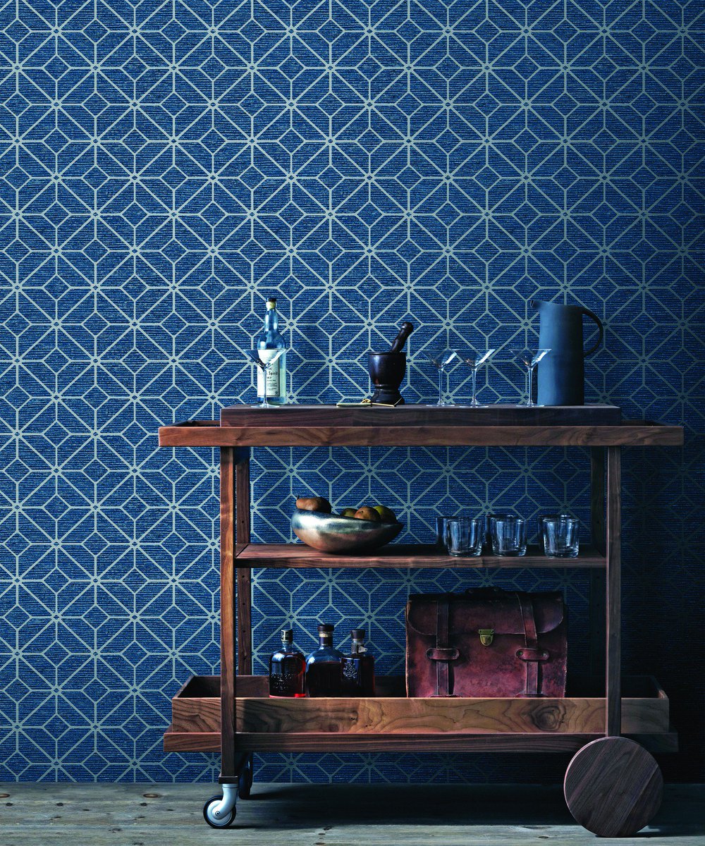 AltfieldLondon's tweet photo. #wallpaperweek #INTWW | #availableataltfield | WallsOne Dimension Trellis | Thom Filicia  | “Layered yet balanced geometry” https://t.co/rCZDURABBg