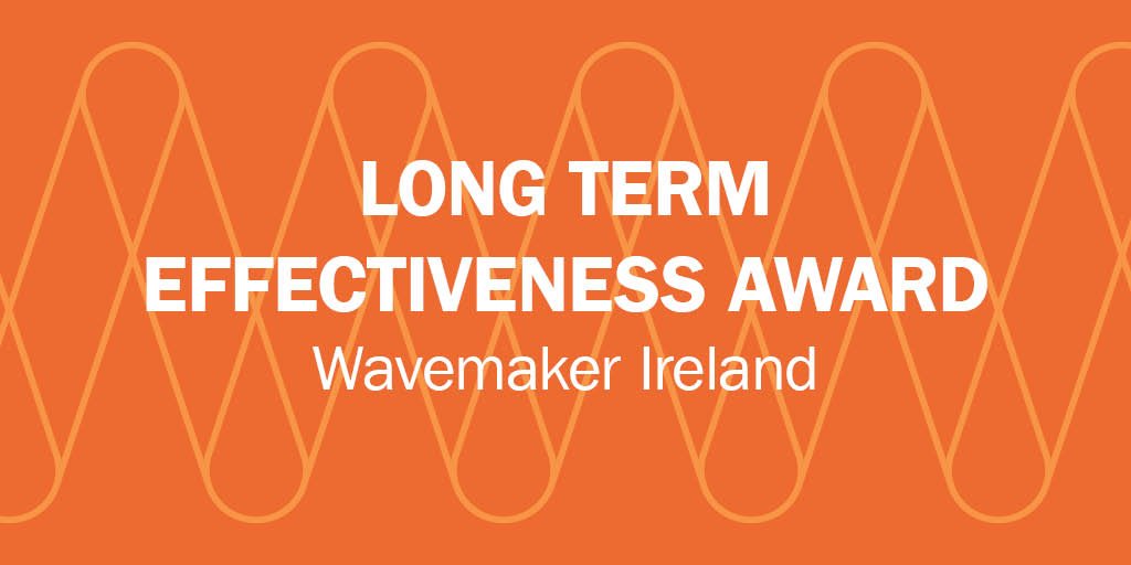 WavemakerGlobal's tweet photo. First up we have a win for our team over at @WavemakerIE 🎉 They picked up a Gold #ADFX18 'Long Term Effectiveness' award for their work with @VodafoneIreland 'The Tin Man gets a Heart: 5 Years of Evaluating and Celebrating the Vodafone Ireland Newtork' 🥇 https://t.co/hIyF5hkHqI https://t.co/9WeaOdGtBA