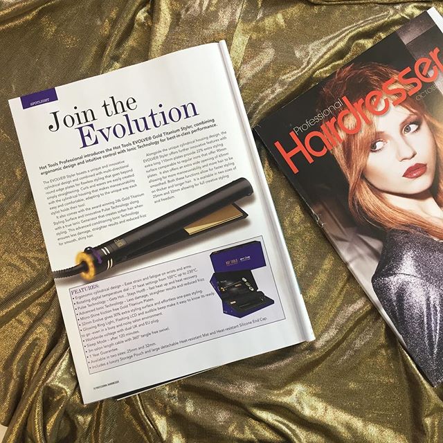hottoolsprouk's tweet photo. Wowee what a fab piece on our new EVOLVE Styler in the October issue of @ProHairMag ! Thank you so much for the incredible spotlight piece! Grab a copy to check it out!
#hottoolsproeu #EVOLVEStyler #AnEvolutionInStyling #ANewDawn #GoldTitanium #prohairmag https://t.co/cNT1QUXauf
