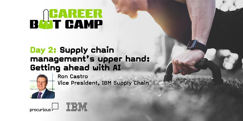 How has AI impacted the #supplychain profession and how is it helping pros to build smarter supply chains? <a href="/RonCastro10/">Ron Castro</a>  explores in  #CareerBootCamp podcast series Sign up now: buff.ly/2xyChxK @IBMSupplyChain #CSCMPEDGE