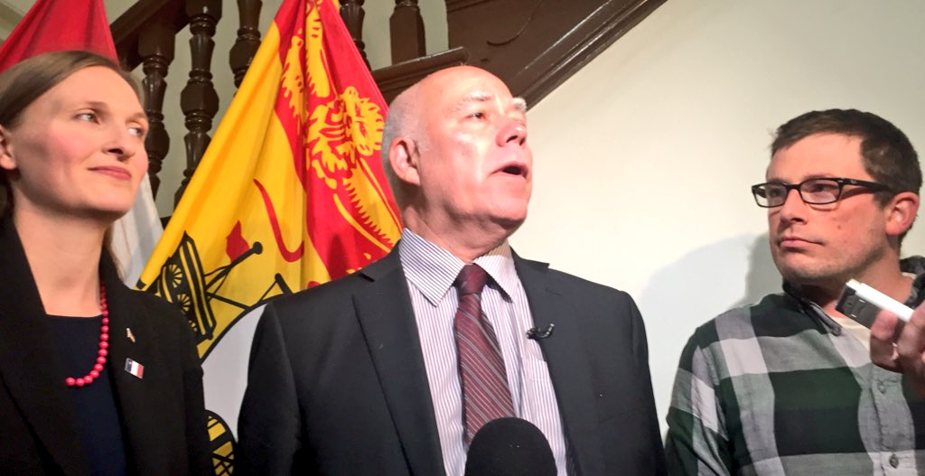 NSteinbach_RC's tweet photo. DERNIÈRE HEURE: Cyrille Simard @cyrillesimard représente le Parti vert en tant que consultant dans les négociations avec les libéraux et les conservateurs en vue de trouver une entente de gouvernement. Il a commencé aujourd’hui. #elexnb #icinb https://t.co/ciHDQuNHWd