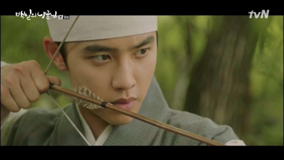 07ko_Renak's tweet photo. この弓を引く姿が一番好きです🏹

#백일의낭군님
#100日の郎君様
#도경수 https://t.co/ef6882B6FN
