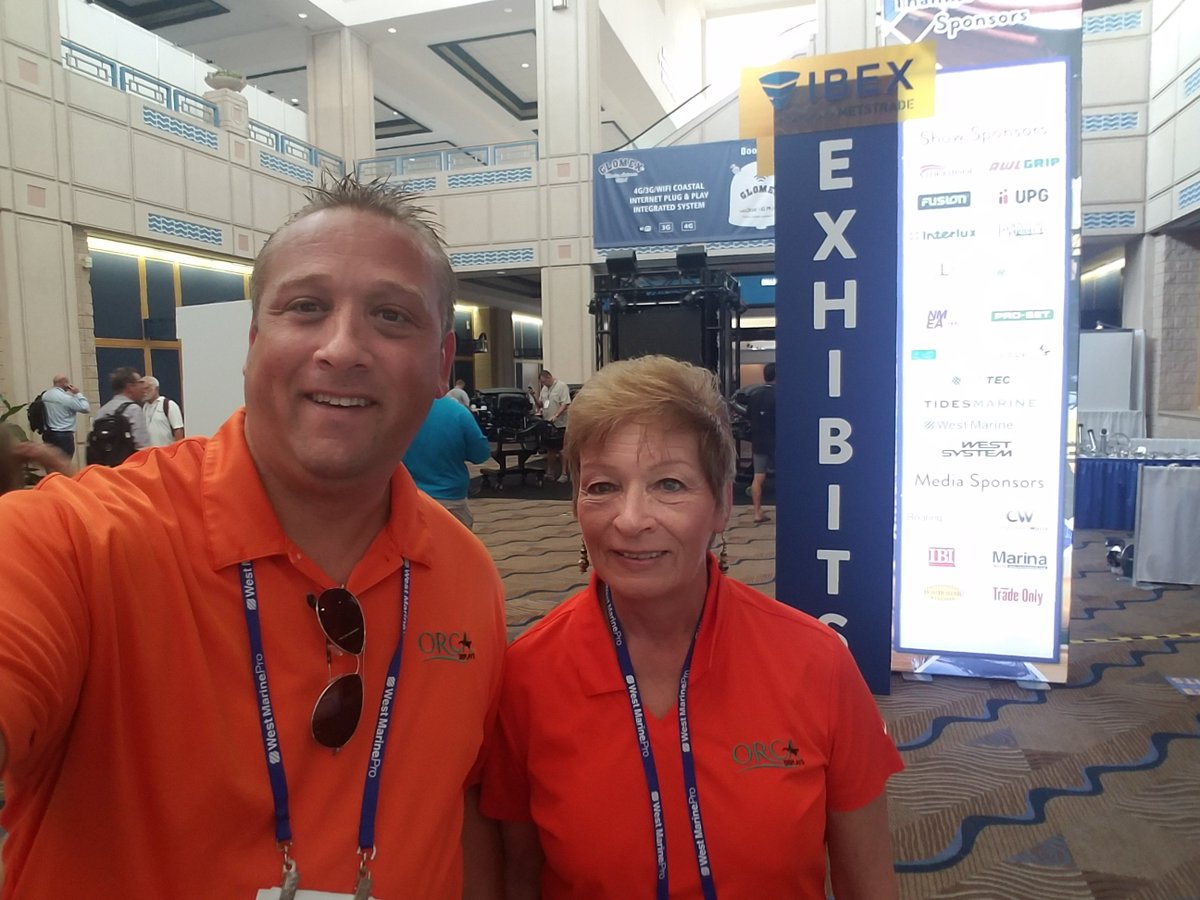 OrcaDisplays's tweet photo. Team Orca Displays at the @IBEXShow. What a great day to be @TheTampaCC along the waterfront. 

#TampaBay #IBEX2018 #IBEXShow #StPete #Tampa #Boating #tradeshow https://t.co/N1uzF64KWu