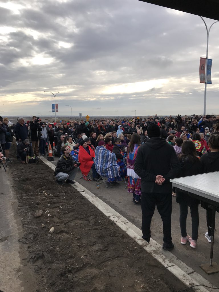 cityofsaskatoon's tweet photo. #BridgingtoTomorrow #yxe Chief Mistawasis Bridge Celebration https://t.co/l9MGrNJds2