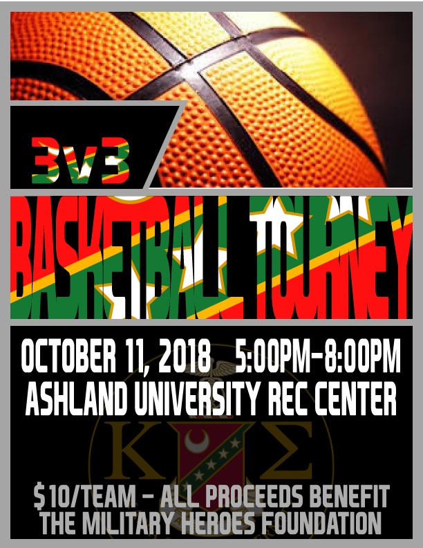 We will be tabling all this week, for our 3 on 3 Basketball Tournament on Oct. 11. Swing by Nest and sign up. All proceeds will go towards The Military Heroes Foundation 🏀