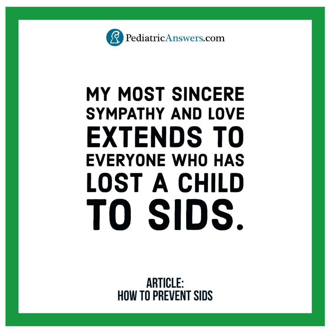 PediatricAnswer's tweet image. October is SIDS Awareness Month. I’ve listed a bunch of risk factors and ways to help prevent SIDS. Hoping this article helps. Please share.

•
Link in bio, or ow.ly/Iy3830m4cxi
•

#SIDSawarenessMonth #SIDS #loss #Family #parenting #parents #moms #dads #babies #love #kids