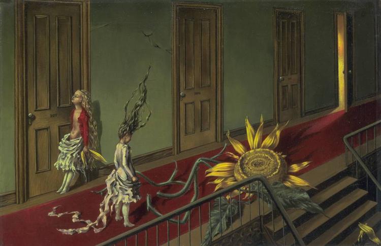 SurrealLovers's tweet photo. Opening tonight, Dorothea Tanning retrospective exhibit at @museoreinasofia in #Madrid https://t.co/REPLrYItMg | Read more about  #DorotheaTanning in ‘Surreal Lovers’ by @Margaret_Hooks | https://t.co/oq9wjmyx68 https://t.co/kpXsOeSZON