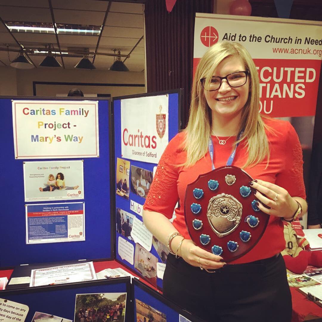 Today my team of Caritas ambassadors team won the outstanding contribution award for work on social teaching. For all the awards that we could win, one for making a change and supporting those less fortunate than is the most important award I could ever have hoped for.