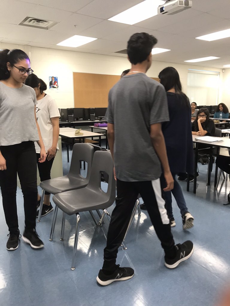 Who knew musical chairs was educational #supplyanddemand #BBI2O0 #engagingstudents @TFSSBusiness <a href="/TFSSlearns/">TFSS Learns</a> @