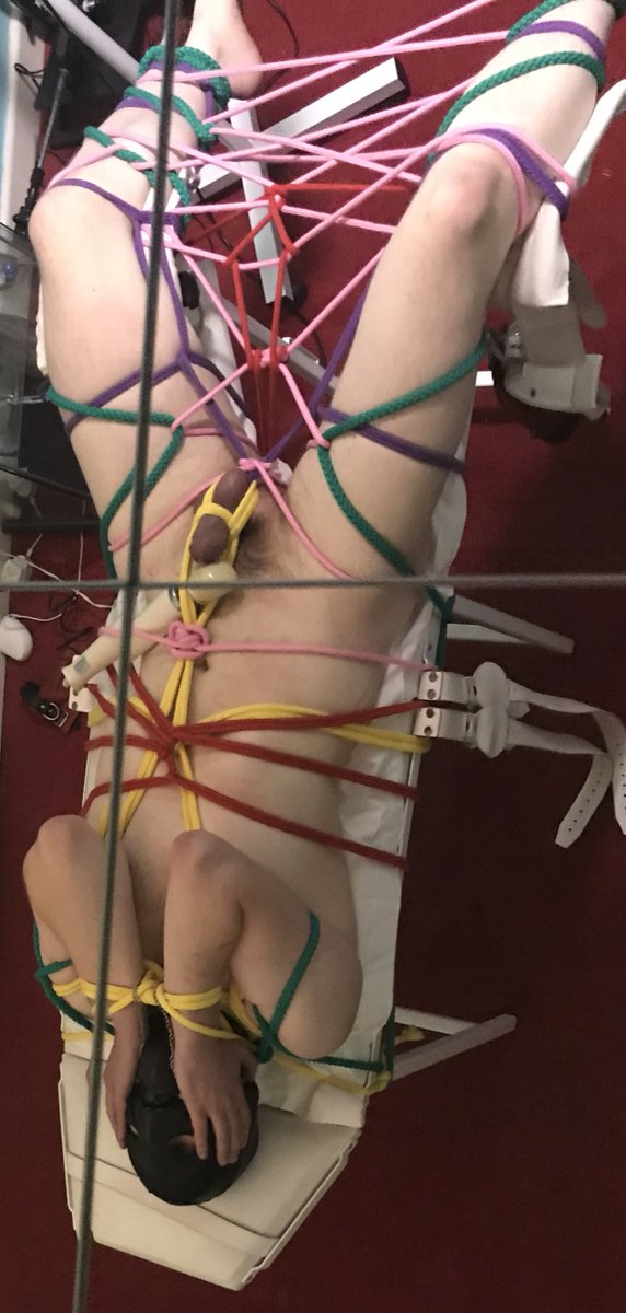 ViviennelAmourX's tweet photo. Birthday bondage & branding session for my house slave Plod. He was brave as the woodburning iron seared into his skin. Well done for earning your tattoo. ๐ #RainbowRope #Branding #Bondage #Medical #HitachiWand #Henna https://t.co/p7XXYF1fAL