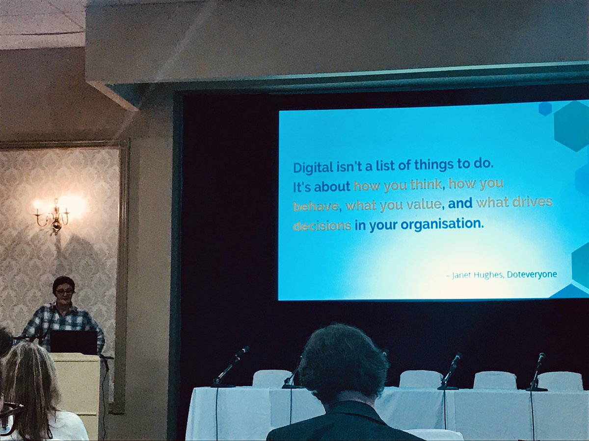 MichAdlam's tweet photo. Deputy Minister @hillary kicks off her keynote at #msdo2018 So excited to hear her perspective on all things service delivery #digital #innovation #peoplecentredservices https://t.co/uPBy373YTU