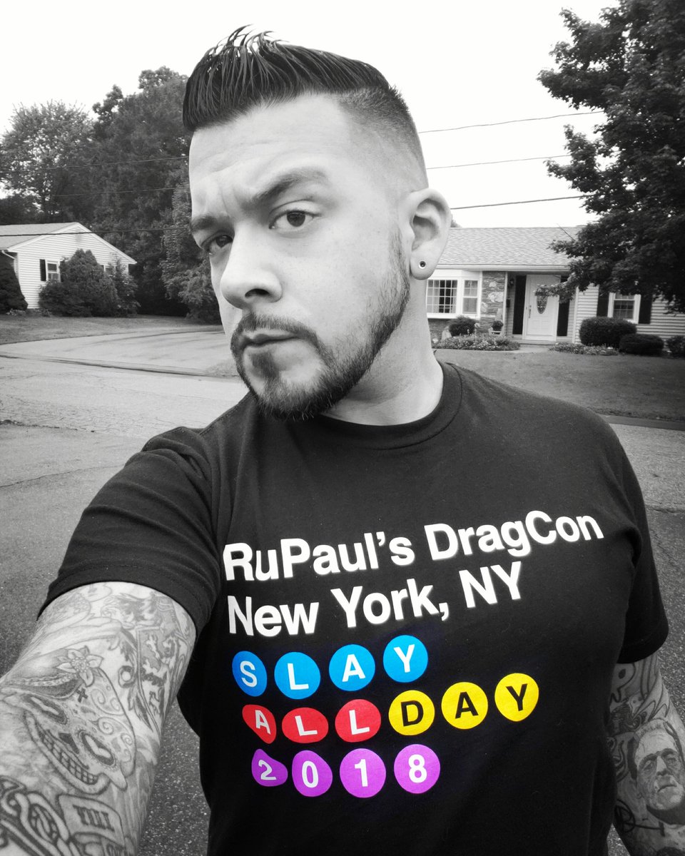 I had a blast this past weekend at @RuPaulsDragCon with my #babygirl ! The merch from @WorldOfWonder was dope and I'm glad I snagged this #DragCon #NYC 2018 shirt! Thanks again to everyone there for an amazing experience! #SlayAllDay #Shade #OhHoney #HeyRyo #MyFavoriteBoys