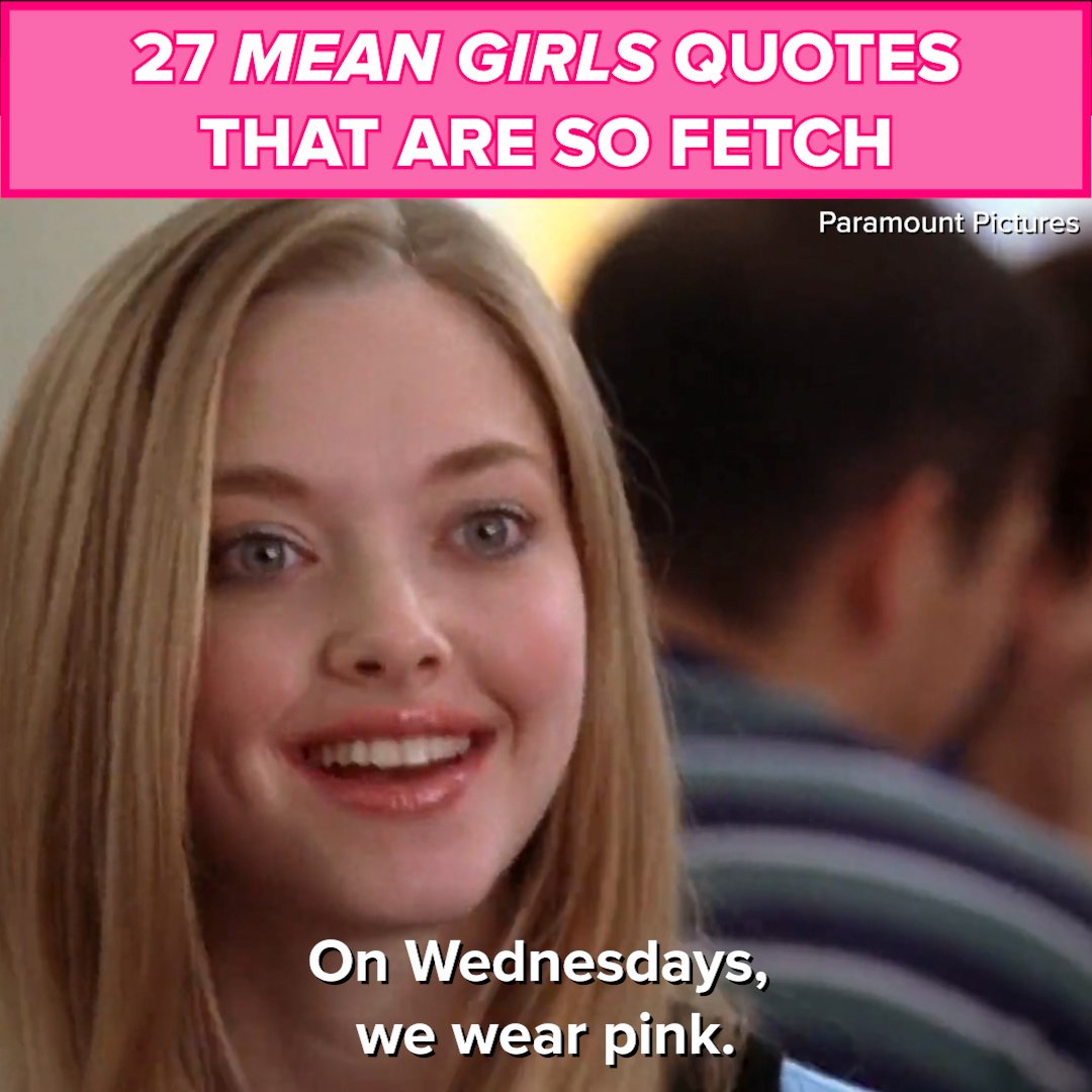 When October 3rd lands on a Wednesday we wear pink!Happy Mean Girls Day. 
