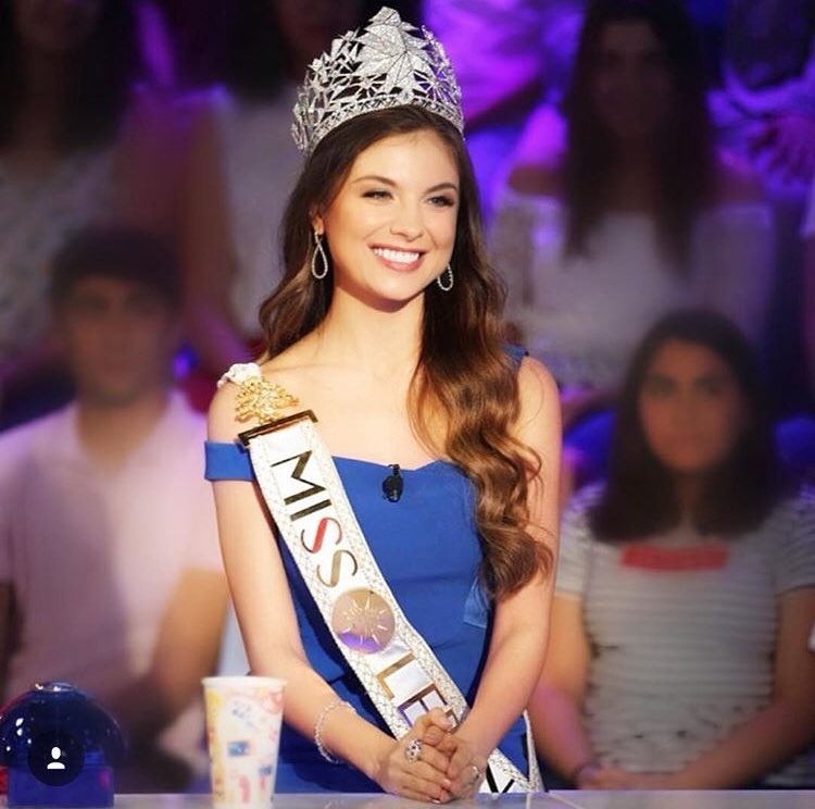 MissLebanon's tweet photo. Amazing first appearance by our new queen Maya in #MWJ @mtvlebanon 
#MissLebanon2018 
https://t.co/qnNIoFelqq https://t.co/uRmDzpTKhl