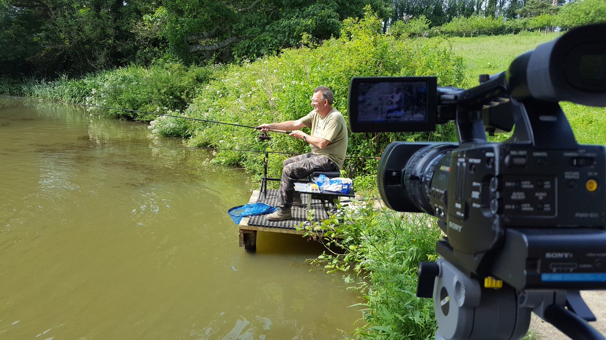 tightlinesgame's tweet photo. Filming has begun for the official Tight Lines board game promotional video. Thanks to @CDAA5 for their expertise while filming and the superb fishing lake venue at @OastFarmShop in the South East of England for allowing us to film there for the day. Here is a sneak preview: https://t.co/C9MT7ubOZQ