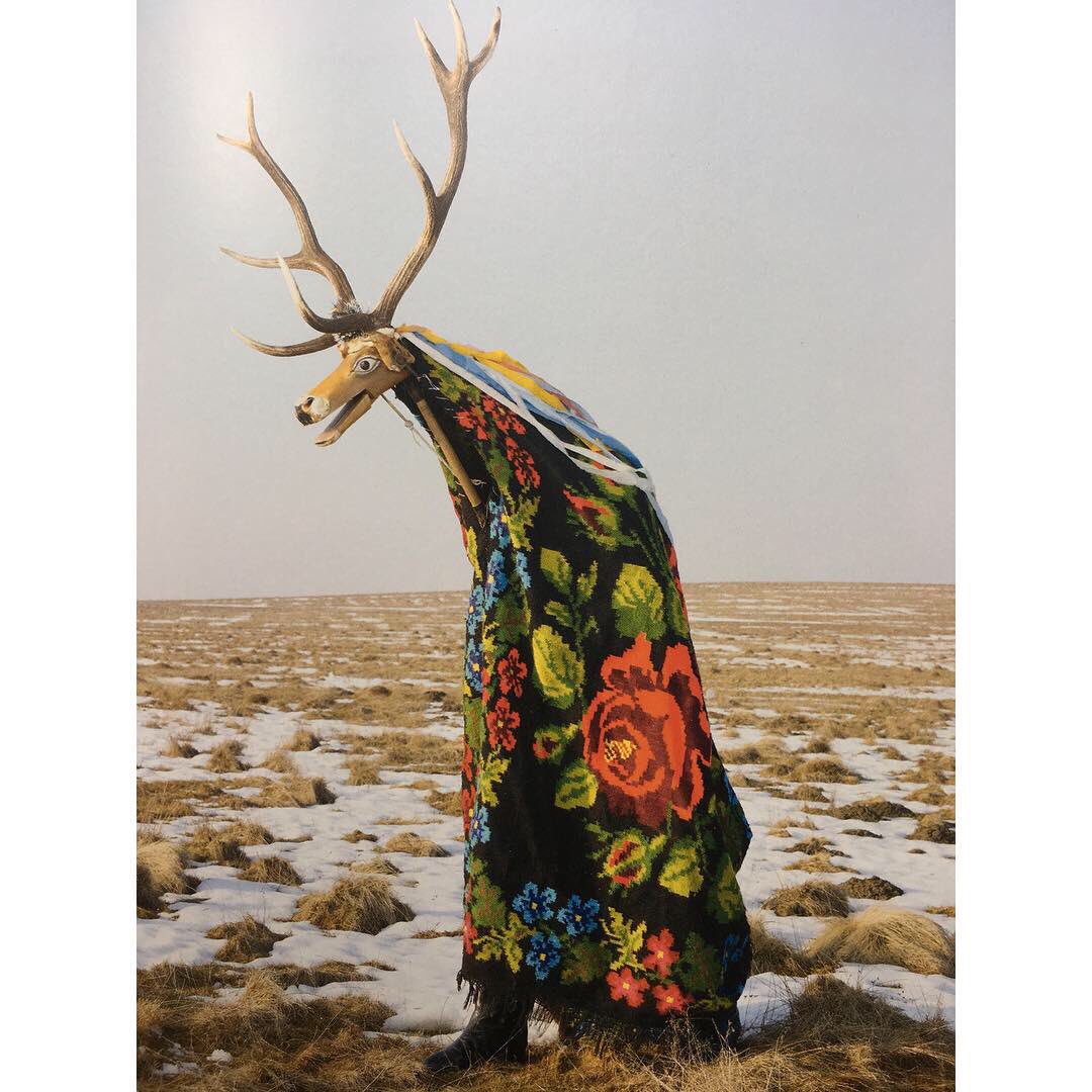 HannaTuulikki's tweet photo. Back in the studio, slowly getting back into the swing of things... looking through these inspiring books & designing costumes for a series of character assemblages that will hopefully dance their way into being some time soon... #deerdancer #performingmasculinity https://t.co/0LrYGEPYUZ