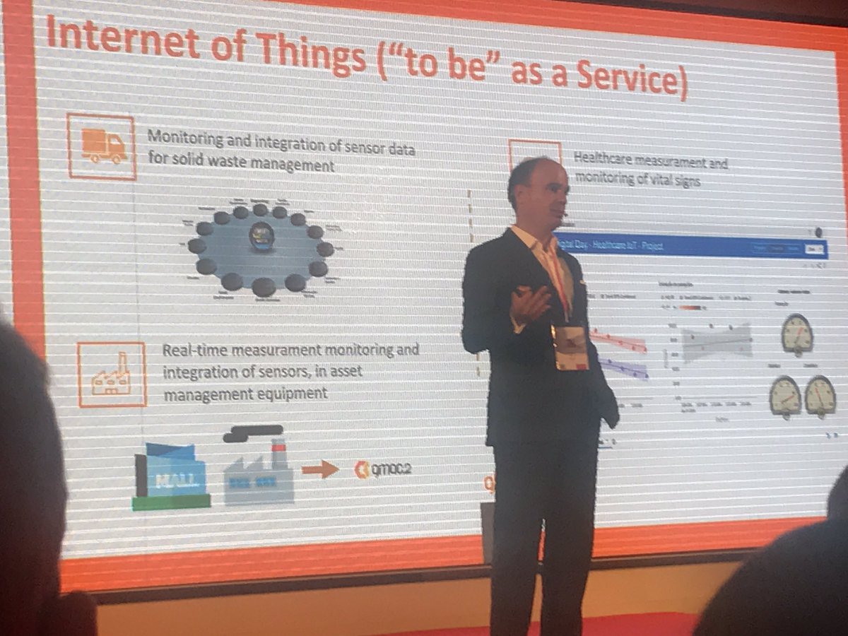 agustin13's tweet image. David Faustino de Glint en #OracleImpactSP explicando un proyecto sobre el Internet de las cosas.