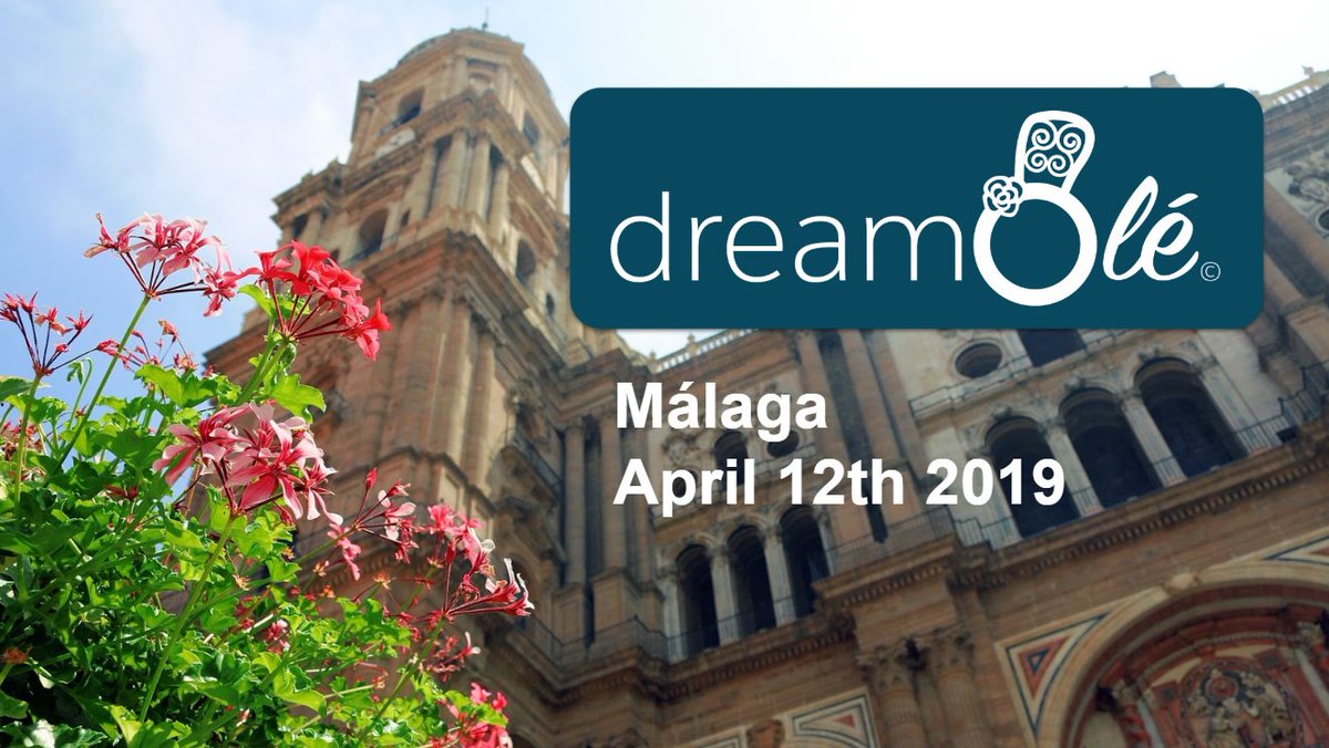 #SaveTheDate 
Just in case you missed the lovely members of my team at #DF18 in #SanFran last week...
We're very excited to announce that our #dreamOle19 Conference (taco...) will take place in #Málaga #Spain on the 12th of April 2019, or April the 12th 2019.
Save the date!!