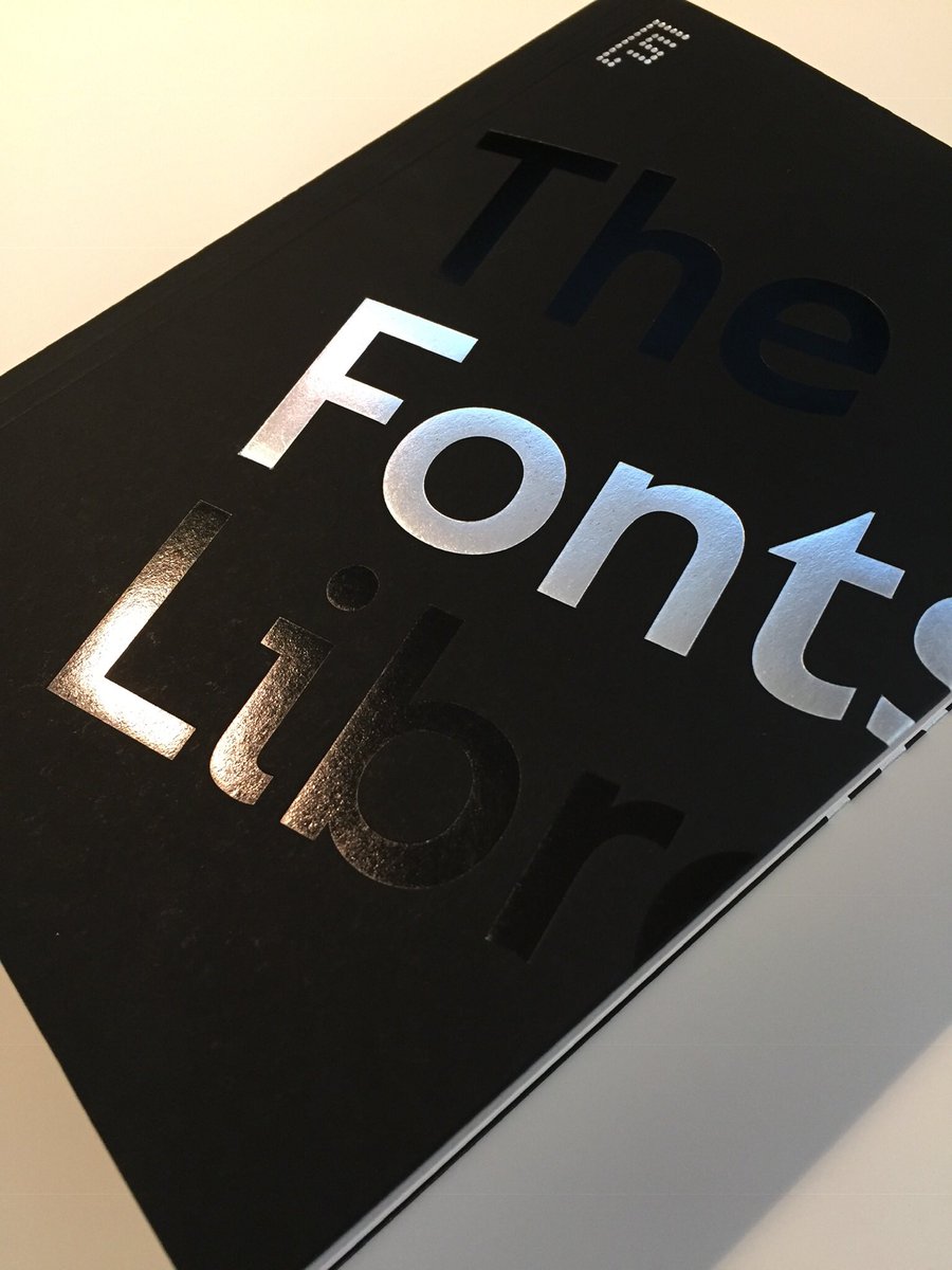 Recent arrival in the studio, great bit of “traditional” kit - thanks for putting it together <a href="/Fontsmith/">Fontsmith</a>. #fontsmith #type #fonts #typography
