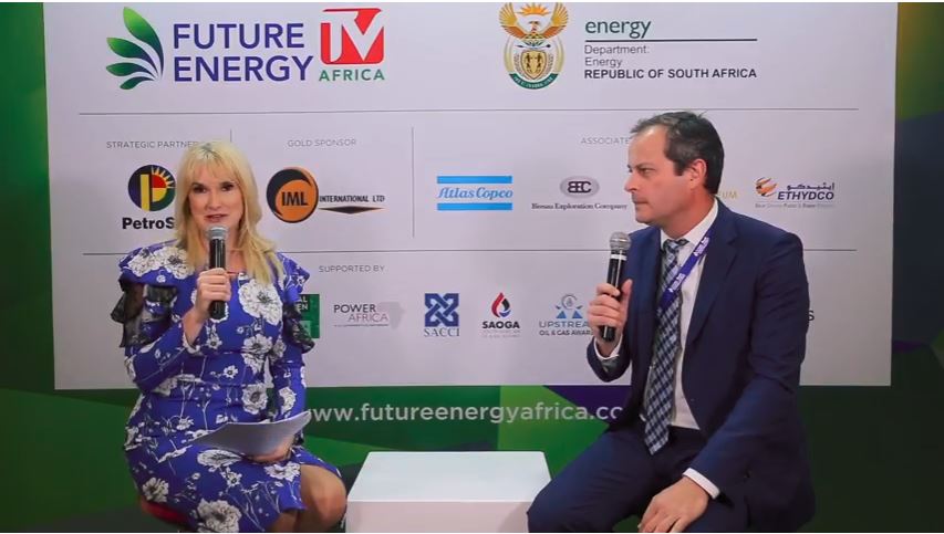 FutureEnergyAF's tweet photo. FEA TV at the #FutureEnergyAfrica #Oil &amp; #Gas Exhibition &amp; Conference 2018 presents Ernesto Bonafe, Head of Expansion, #InternationalEnergyCharter, Belgium in conversation with the industry. Watch the interview here: https://t.co/bST1zWXs6V https://t.co/hneGPC3l3j