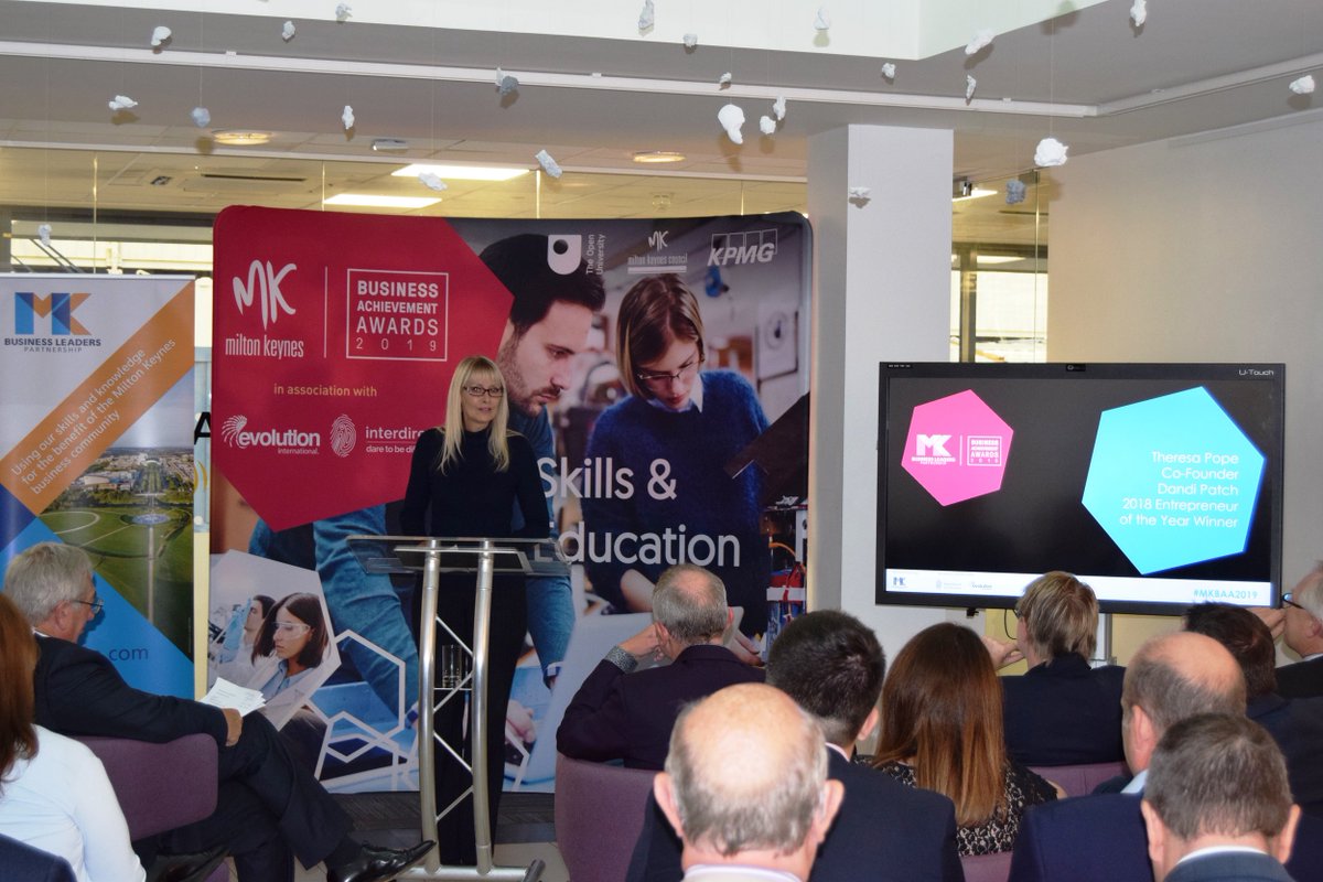 MK_BAA's tweet photo. Last year's winner of our Entrepreneur of the Year Award, was the inspirational @theresapope of @DandiPatch, who will be this year's #WINNER? ENTER NOW https://t.co/FNkiUIzCtv - sponsored by @KeensMK #MKBAA2018 #MKBusiness #MKAwards #MKEntrepreneur https://t.co/Yf40Hd5imr