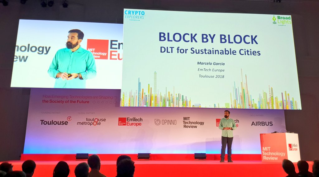 QuaiDesSavoirs's tweet image. #EmTechEu
&quot;Block by block : distributed ledger technologies for sustainable cities&quot; w/ @marcelogarcia @Broad_Lights
#crypto #DistributedLedgerTechnologies #Blockchain #bitcoin
@EmTech_EU