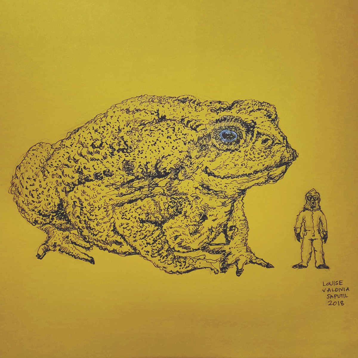 vizual_pop's tweet photo. Day 1: Poisonous
Cane Toad
#Inktober #Inktober2018 #InktoberPH
#canetoad #penandpaper #surrealism #artph #illustrator #pigmamicron #illustratorph #yellowpaper #draweveryday
https://t.co/Rmsr2sm3oE https://t.co/fasgsniugi